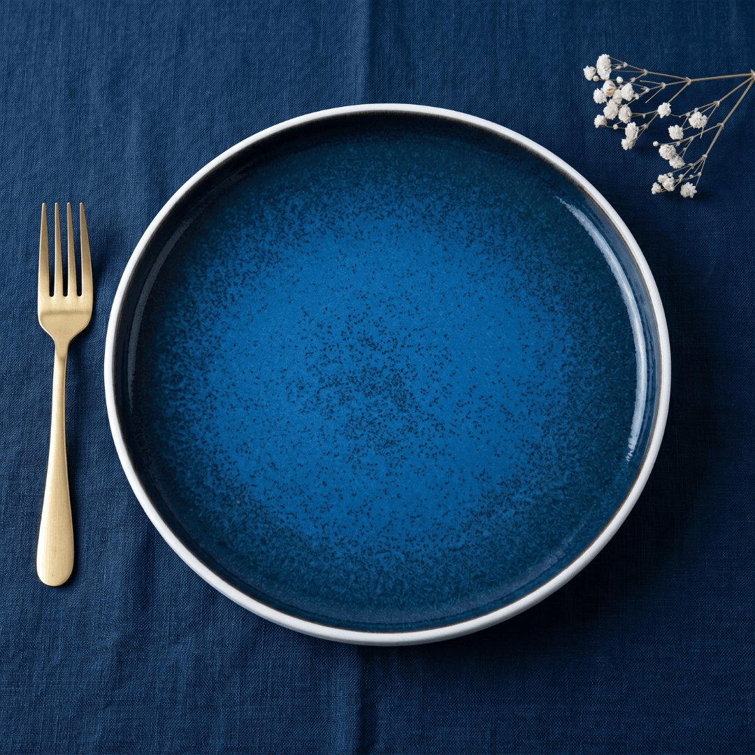 Sapphire Collection - Blue - Round Plate - 10.5 inch