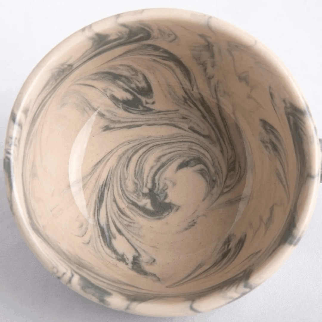 Pristine Marble Elixir Cups - Grey Marble