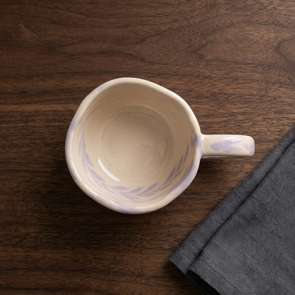 Pristine Marble Elixir Cups - Purple Marble
