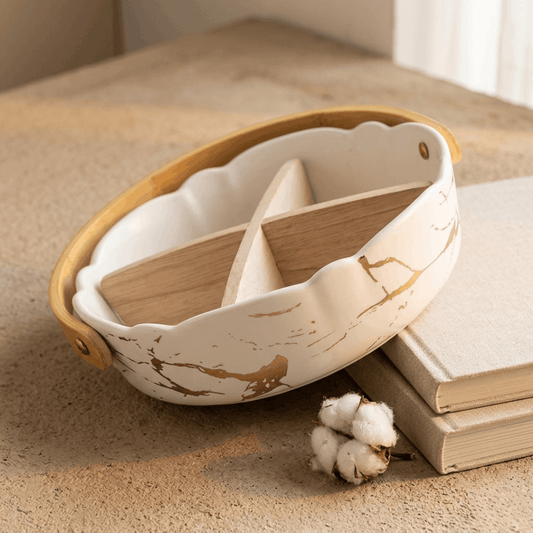 prdct_Four Section Basket Platter - White