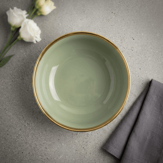prdct_Olive Green - Serving Bowl - 7 inch
