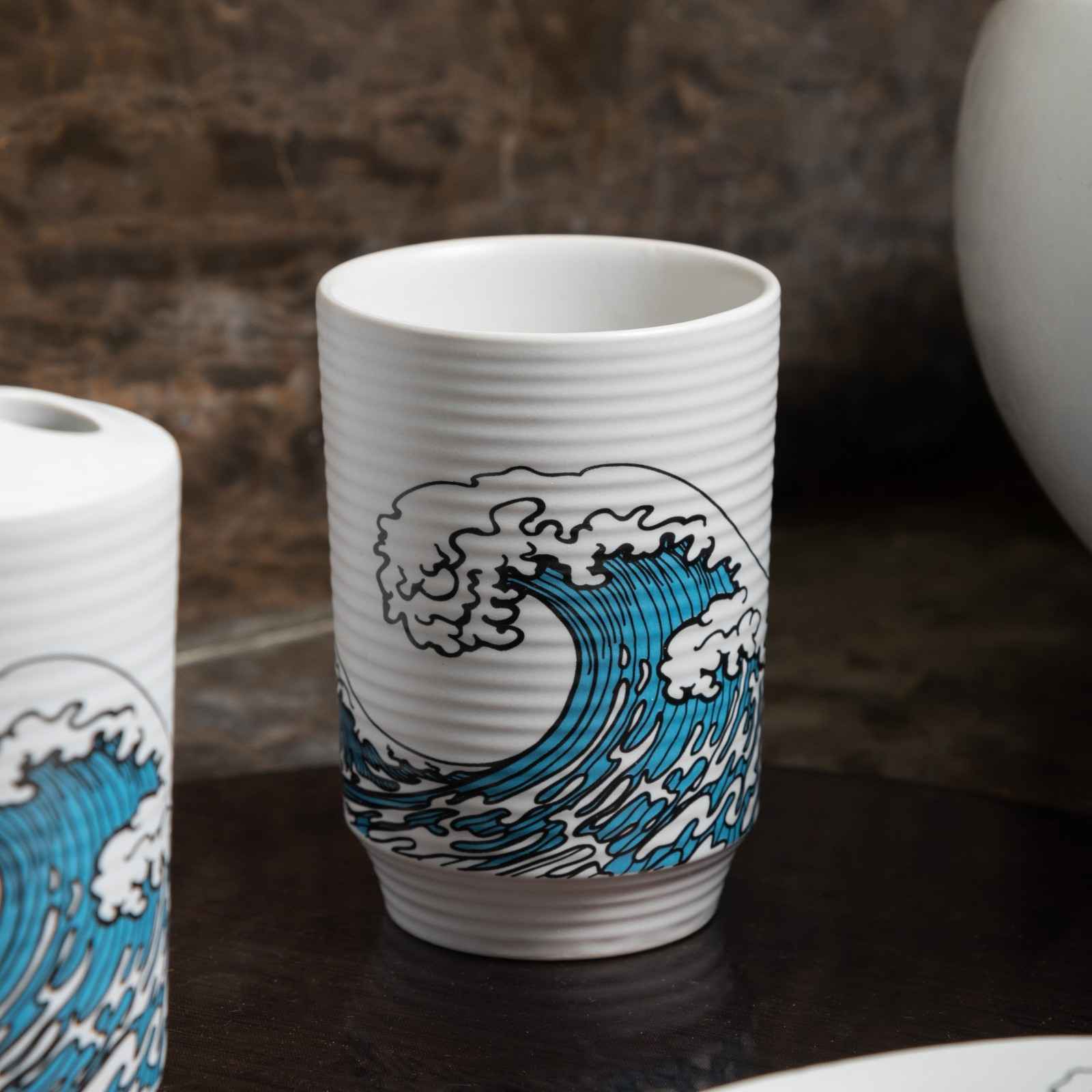 Sea Mist Essentials – Ceramic 4 pcs Bath Set