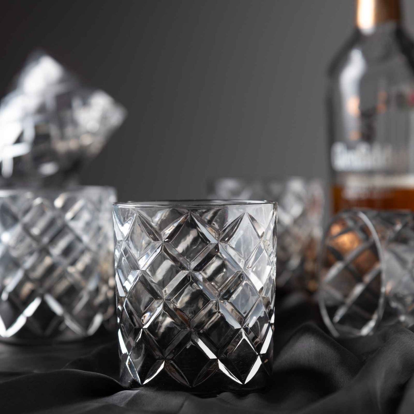 Ethereal Smoke Crystal Tumbler - Set of 6