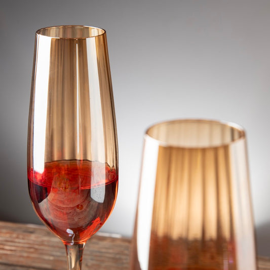 prdct_Amber Radiance Crystal Champagne Glass - Set of 2