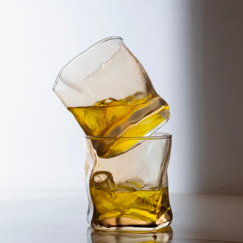 Amber Wave Glass - Set of 6