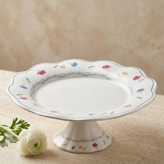 prdct_English Blossom Scalloped Cake Stand