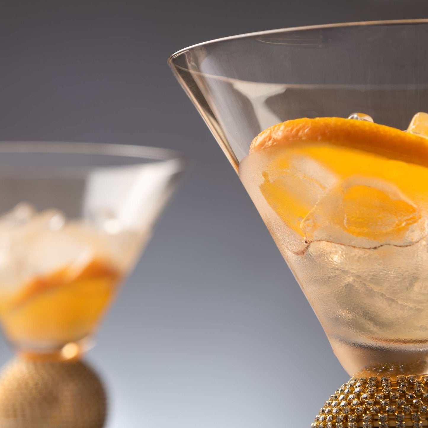 Diamond Mystique Cocktail Glass Set of 2