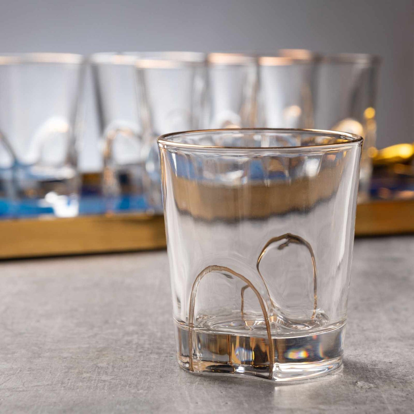 Aurora Curve Glass Set of 6