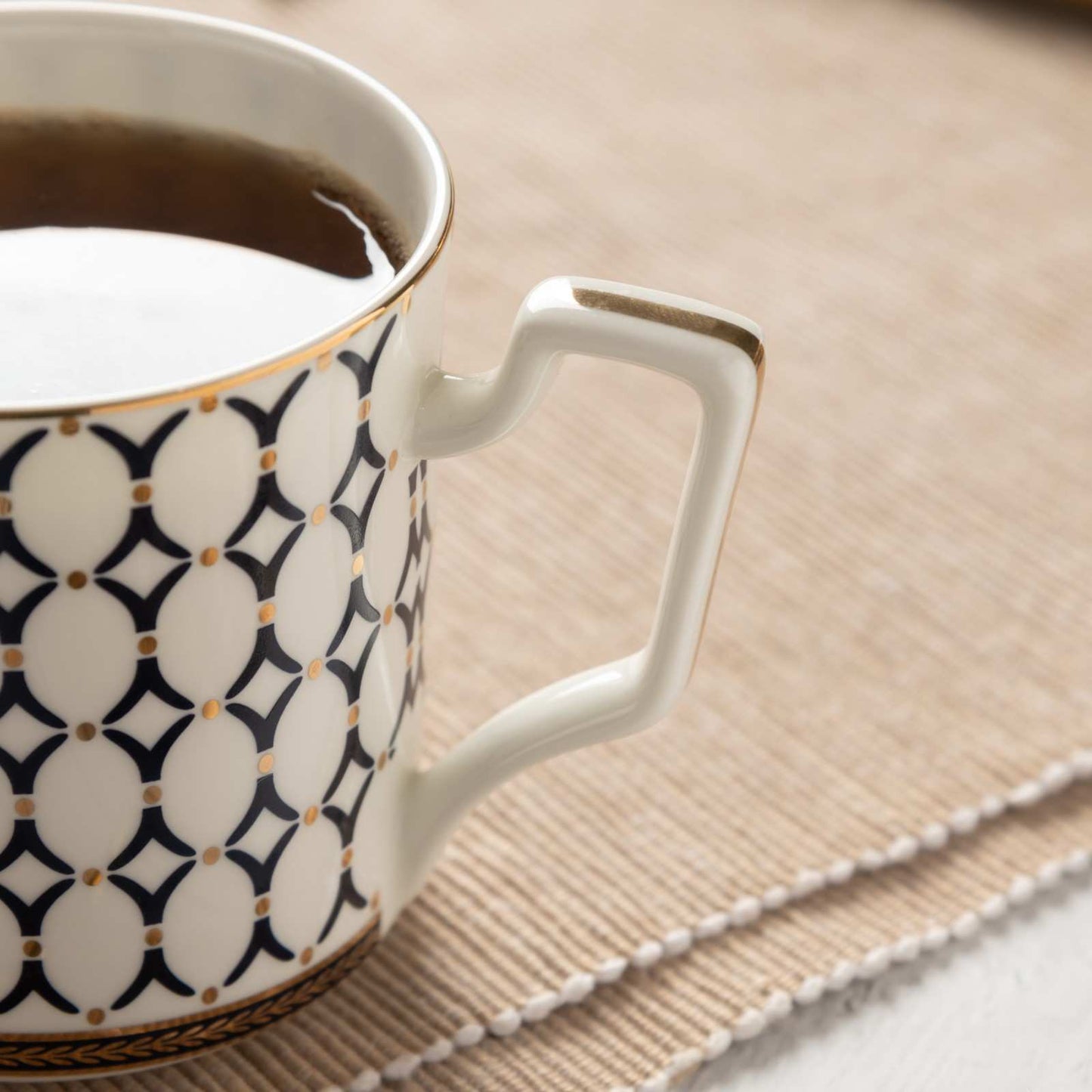 Ivory Charm Mug - Set of 2