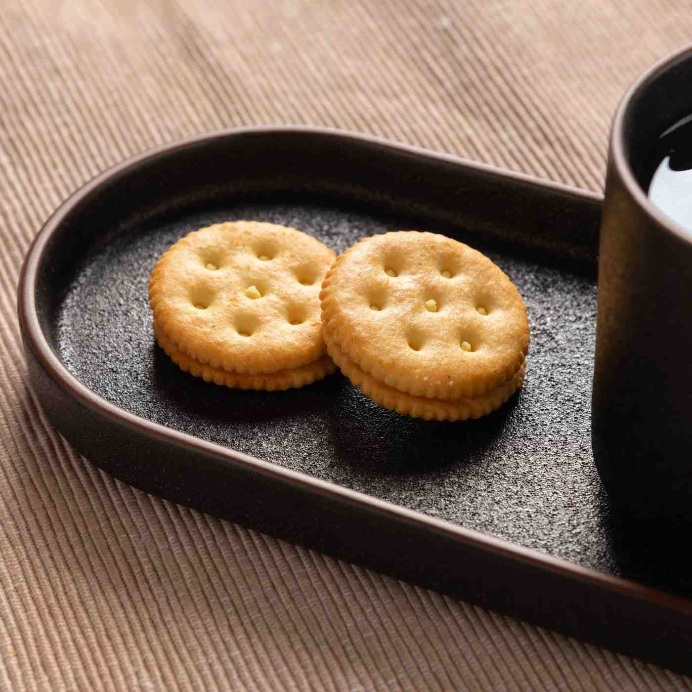 Midnight Elegance Cup & Tray