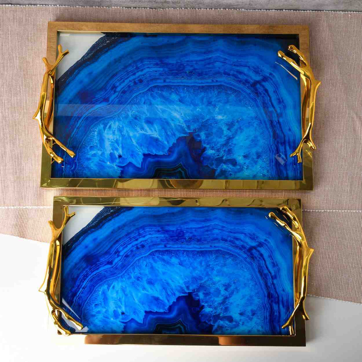 Ocean Vein Tray set of 2