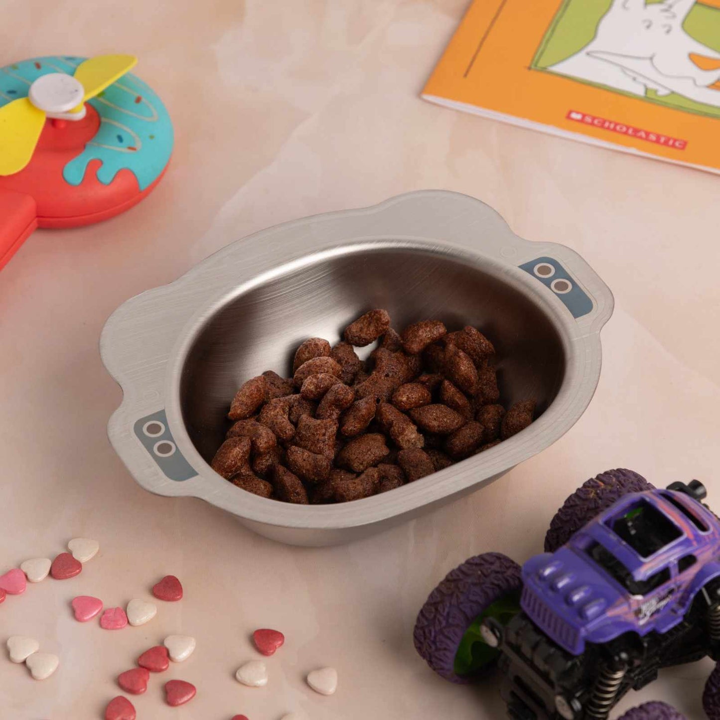 Stainless steel grip bowl
