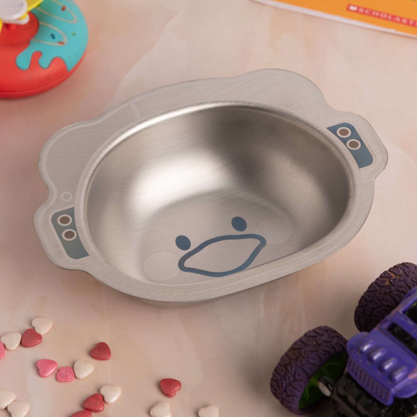 Stainless steel grip bowl