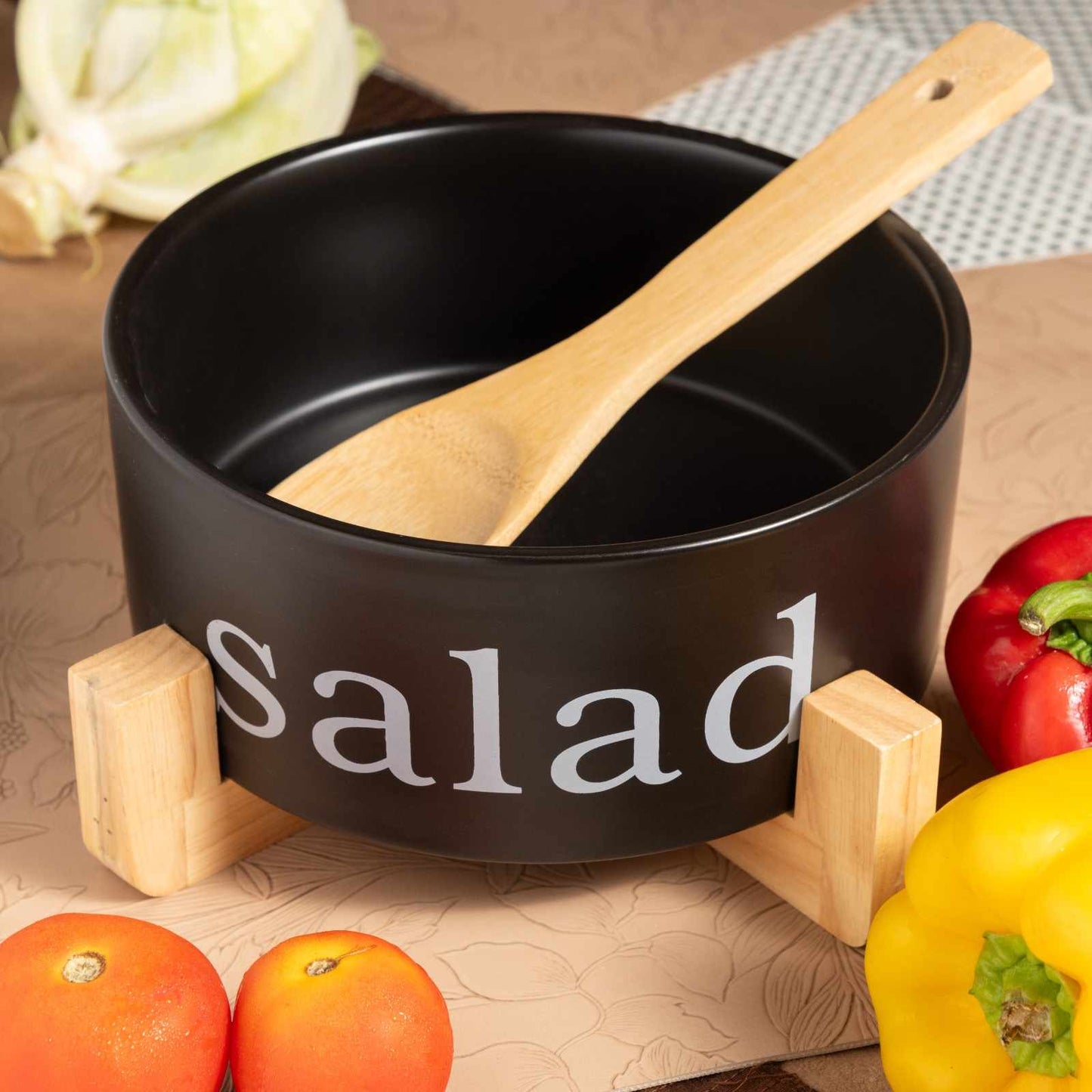 Onyx Salad Bowl