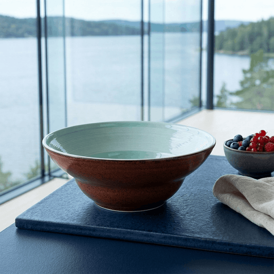prdct_Burgundy Bliss - Pasta Bowl - 8 inch