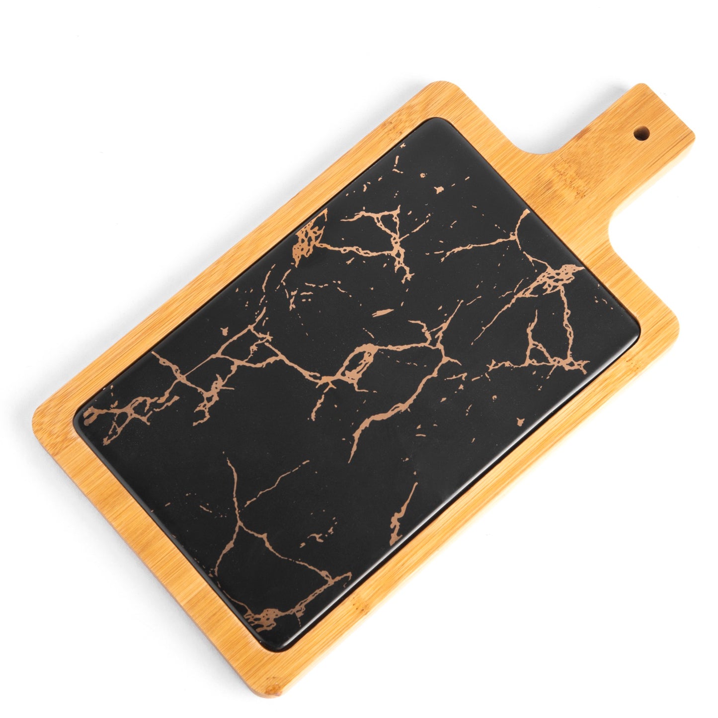 Rectangular Platter - Black Gold