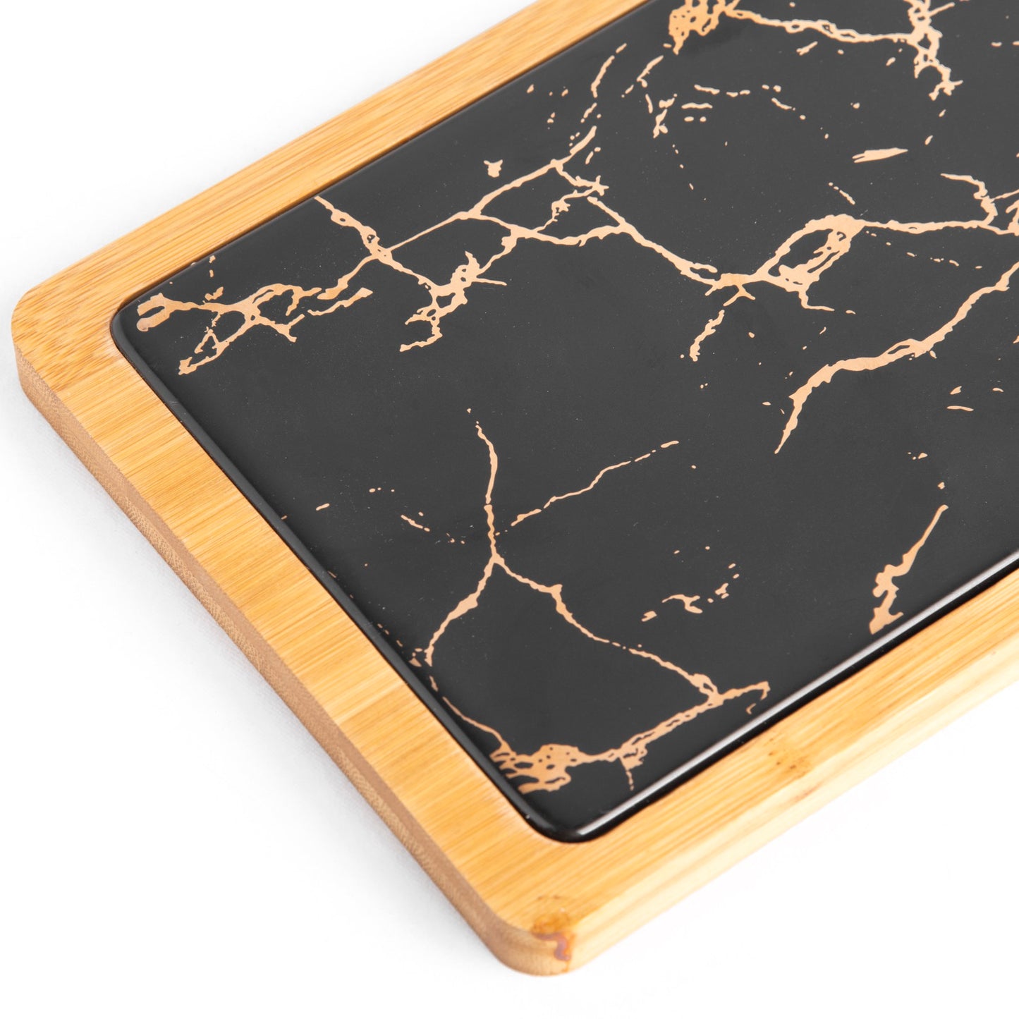 Rectangular Platter - Black Gold