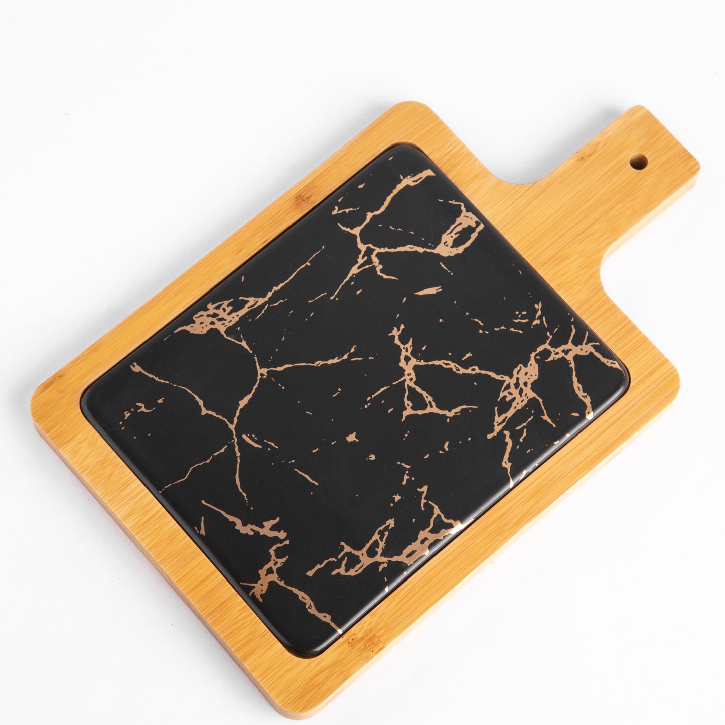 Rectangular Platter - Black Gold