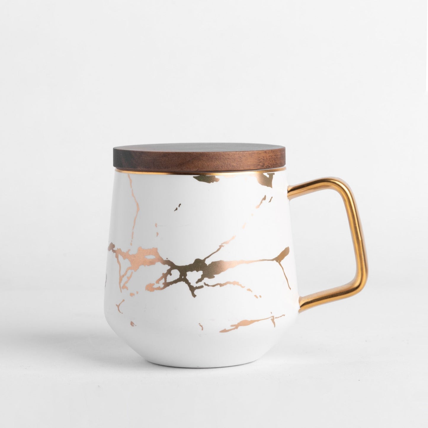 Marble Whisper - With Lid - White