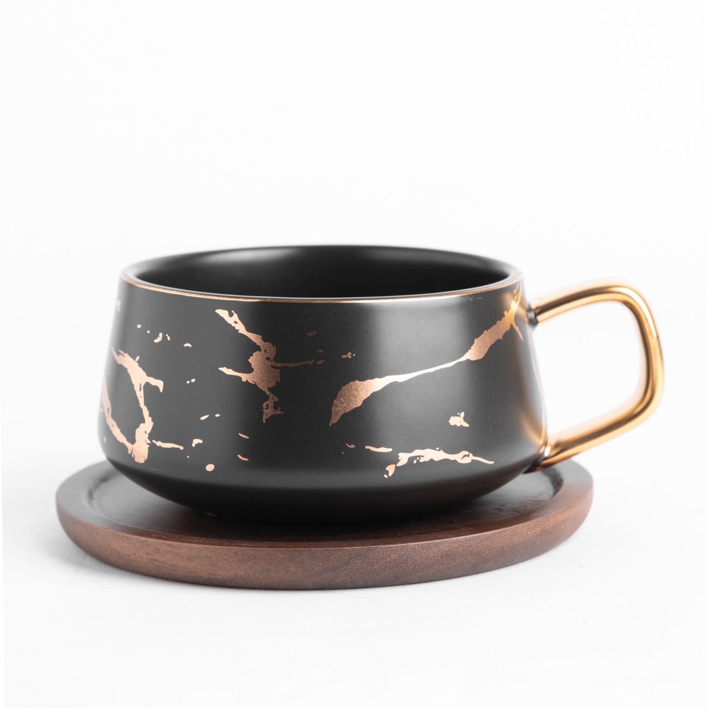 Refined Flatstone - Tea Cup - Black
