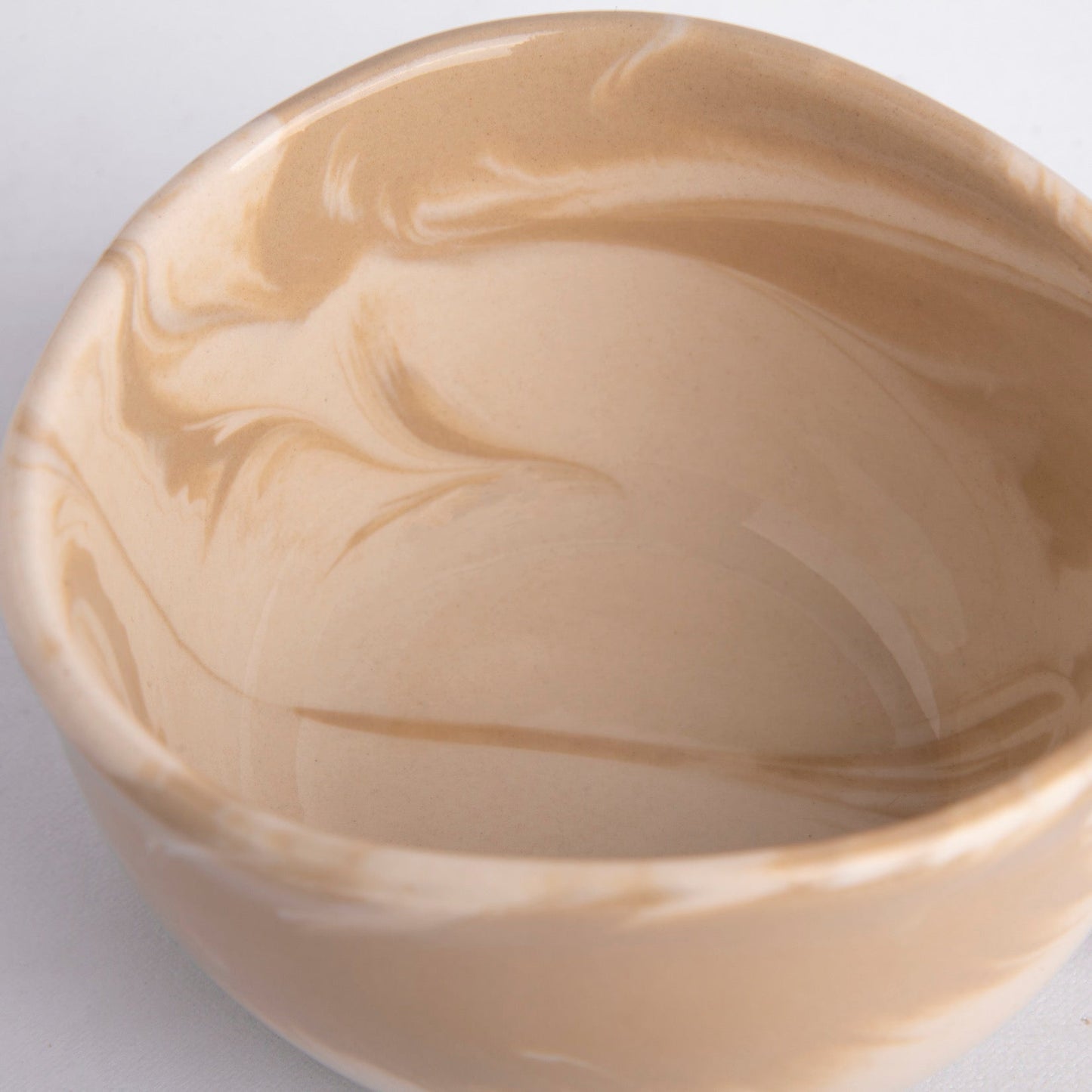 Pristine Marble Elixir Cups - Brown Marble