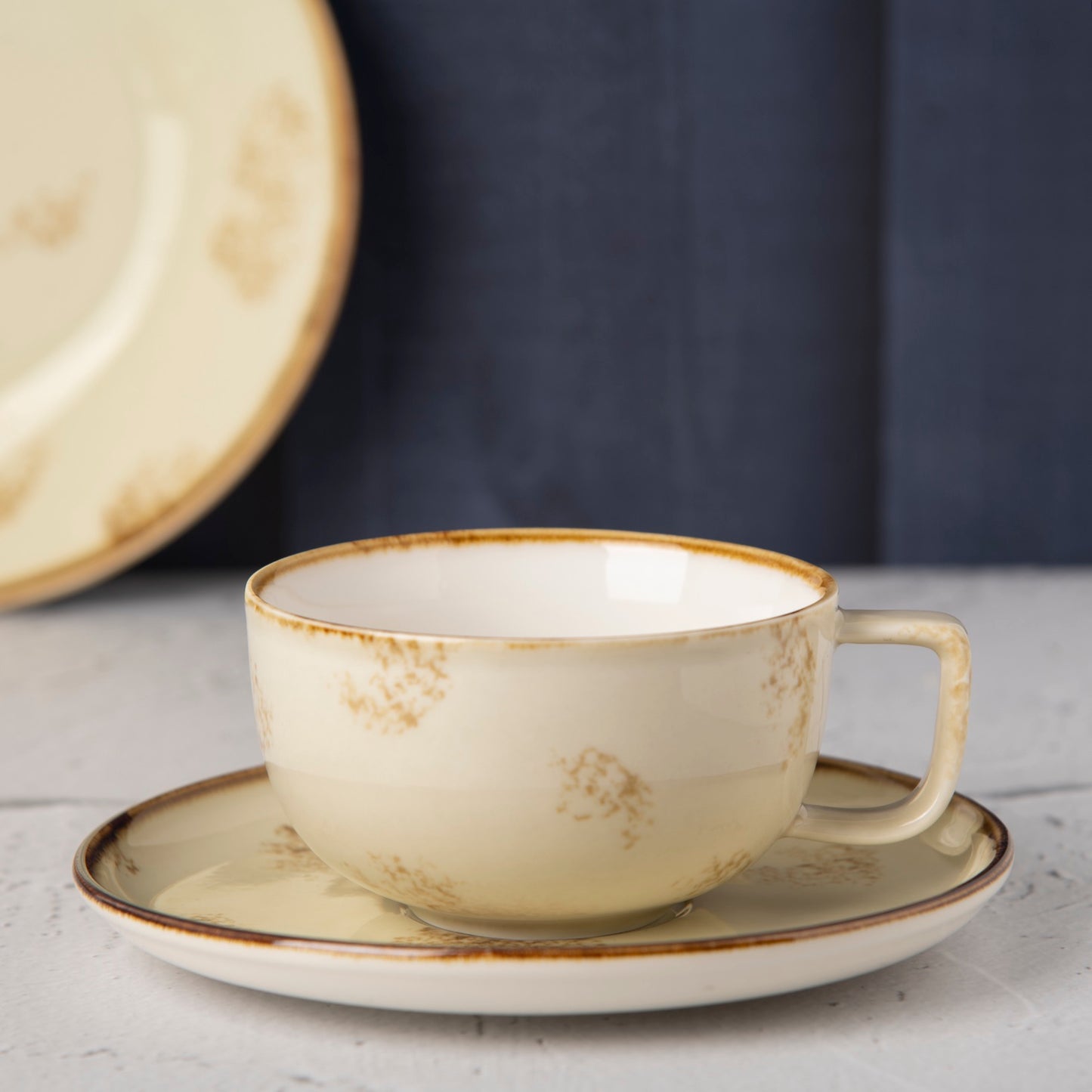 British Retro - Tea Cup Saucer - Set of 6
