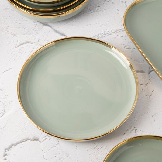 prdct_Olive Green - 39 Pcs Dinner Set for 6