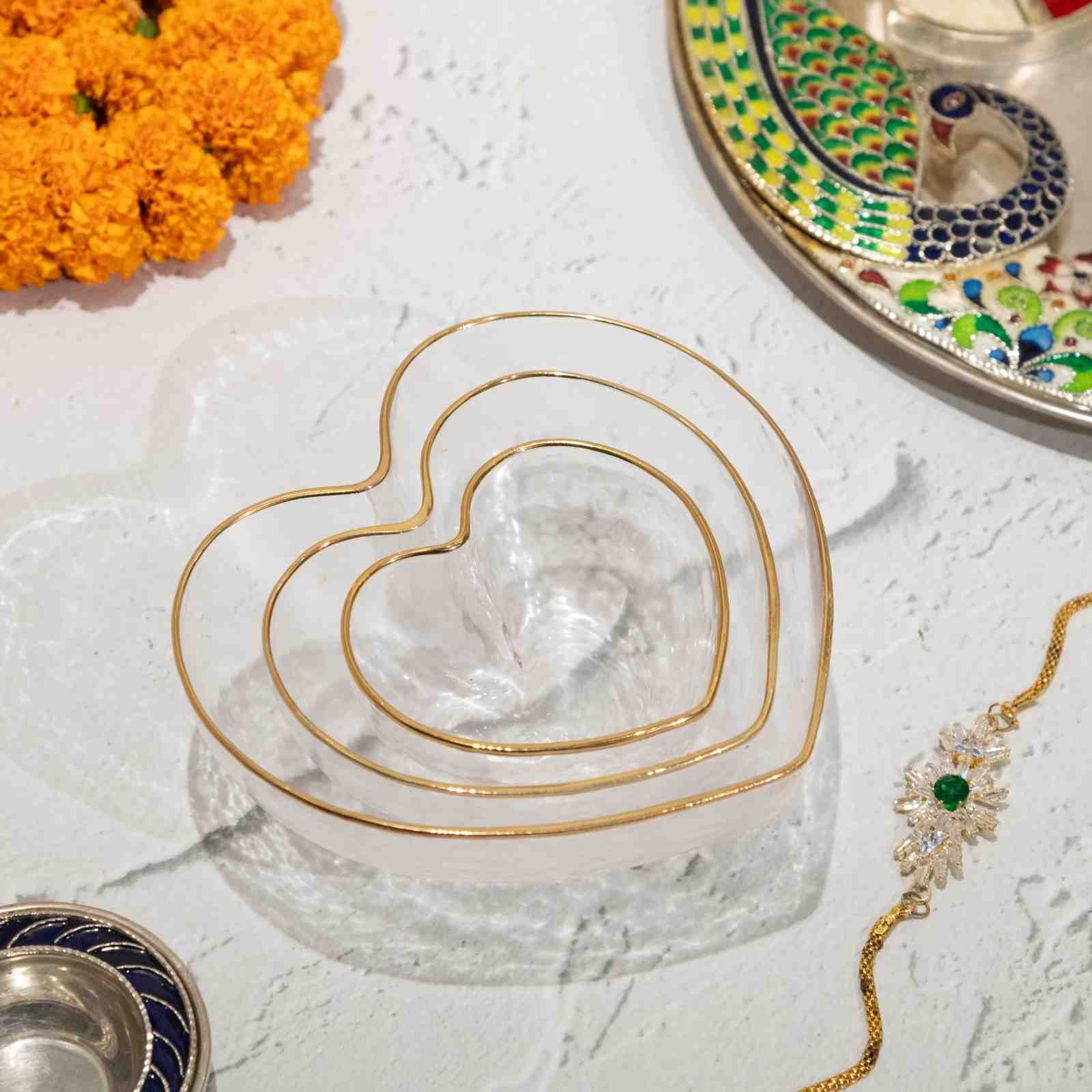 Heart Shape Bowl- Set of 3