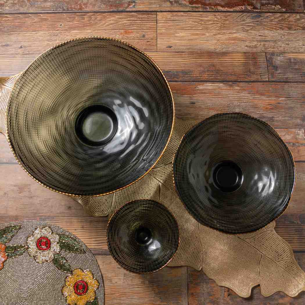 Emerald Oasis Plate - Set of 3