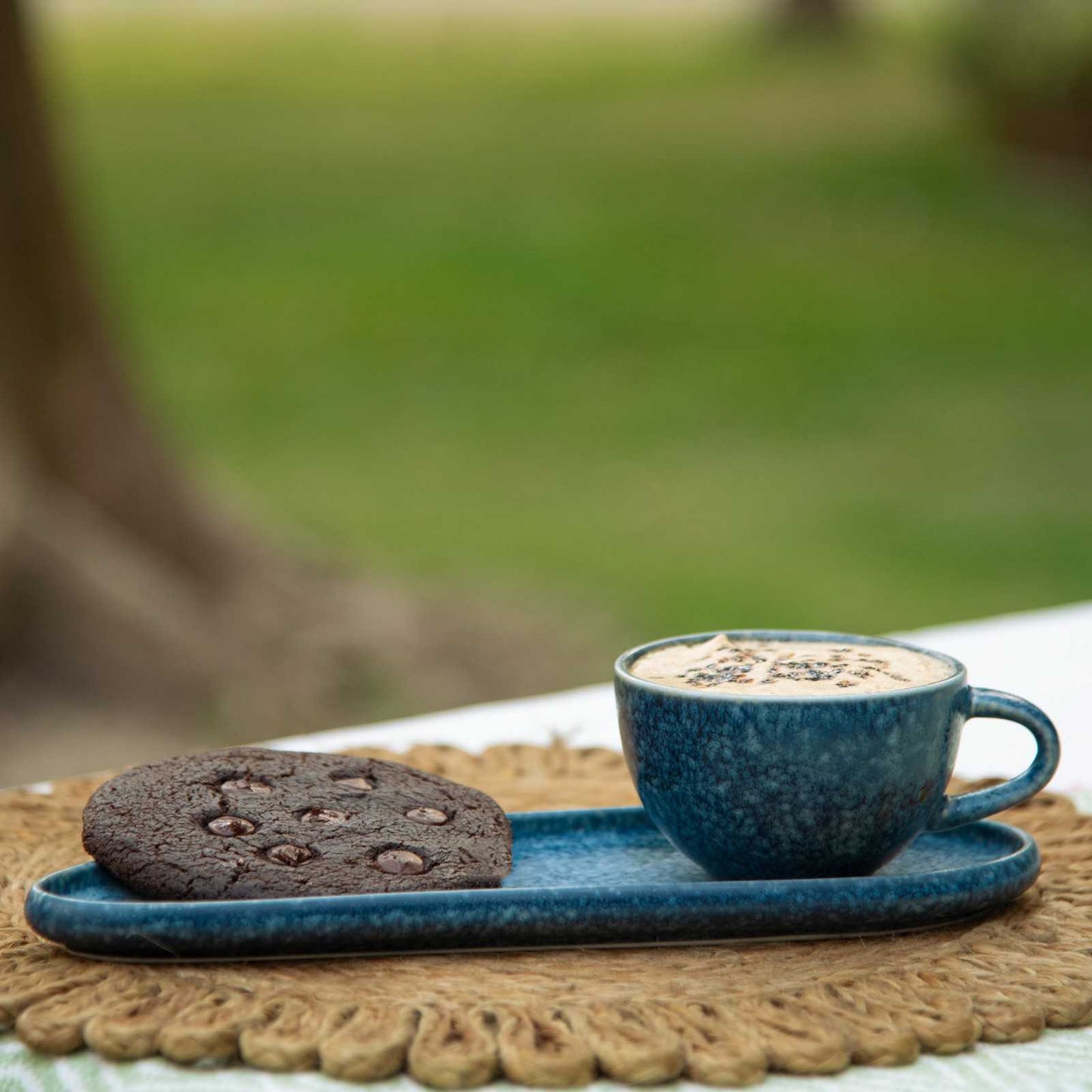 Ash Blue -Tea Cup - Set of 6