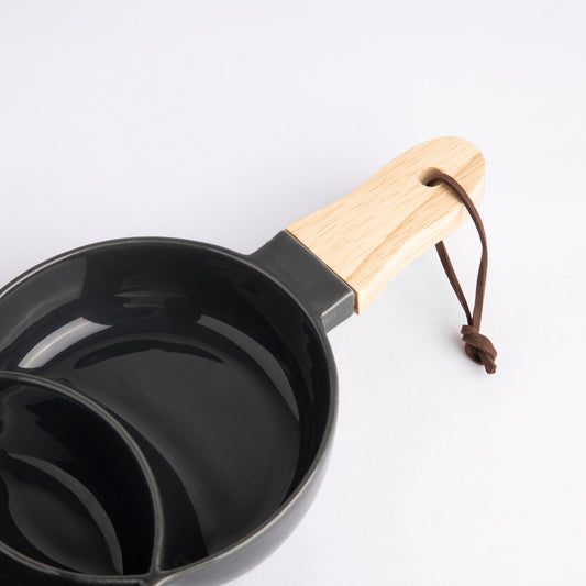 prdct_Three Section Platter - Dark Grey