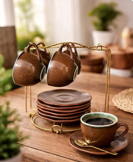 prdct_Burgundy Bliss - Tea Cup Saucer - Set of 6