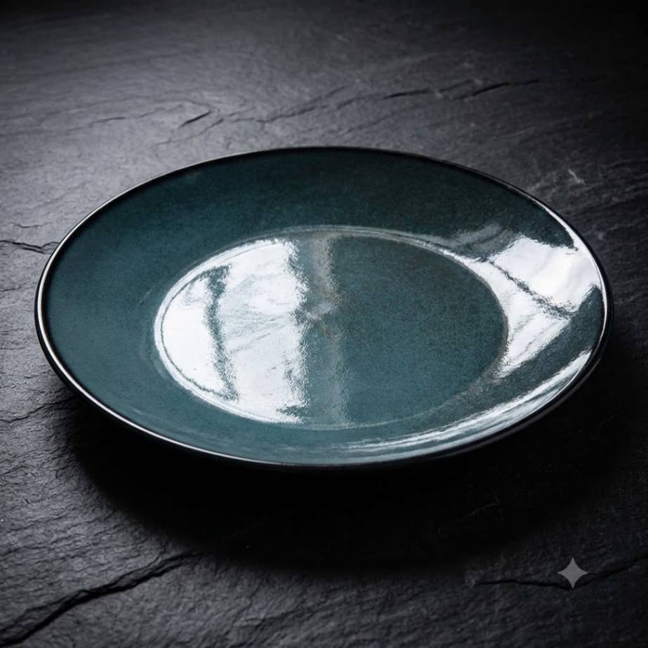 Copper Blue - Shallow Main Plate - 10 inch