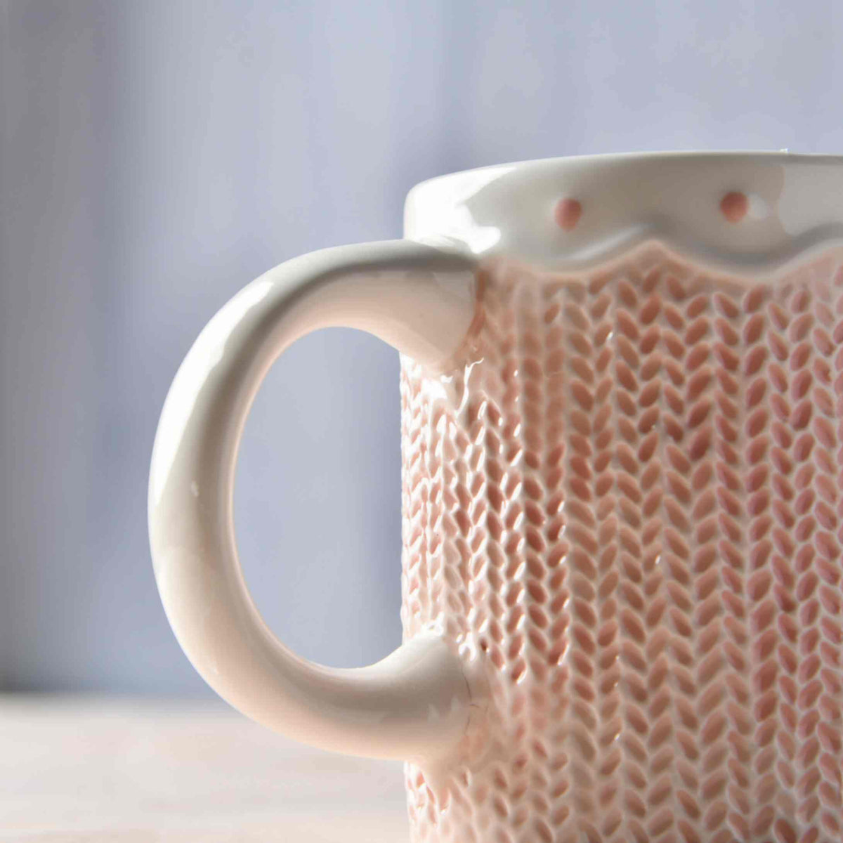 Heirloom Romance Ceramic Mug – Grey Heart (400ml)