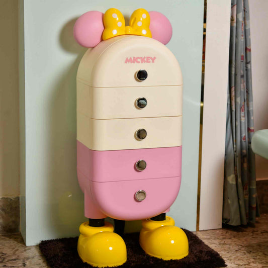 prdct_Minnie & Mickey 5-Tier Drawer Chest