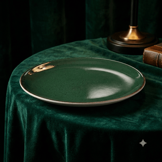prdct_Sapphire Collection - Green - Flat Side Plate - 8.25 inch