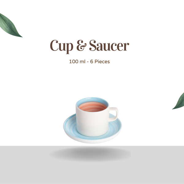 Rainbow Series - Tea Cup Saucer