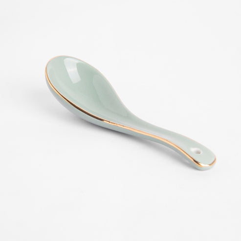 Olive Green - Soup Spoon - 5.5 inch