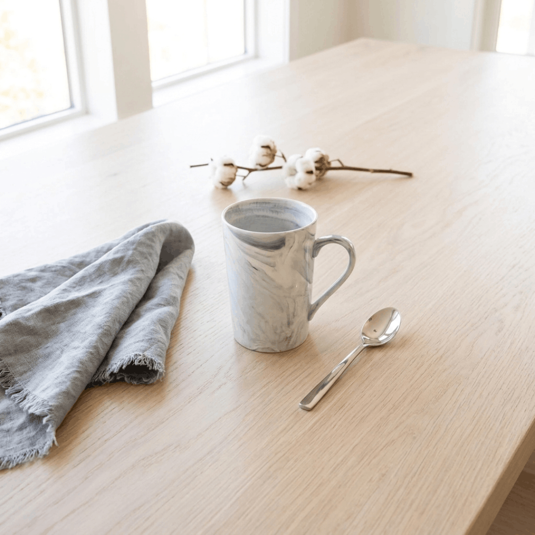 Grey Marble Coffee Mug Big