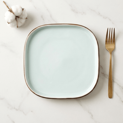 Burgundy Bliss - Square Side Plate - 6.5 inch
