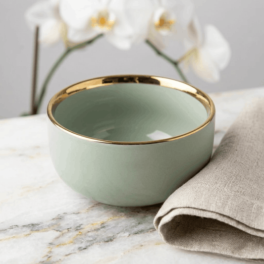 Olive Green- Soup Bowl - 4.3 inch
