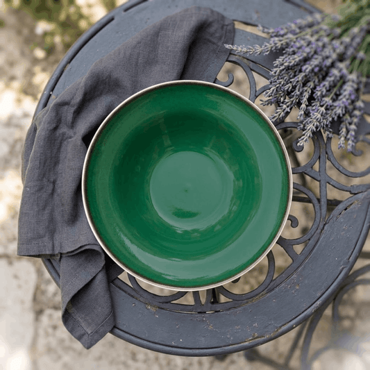 Sapphire Collection - Green - Pasta Bowl - 10 inch