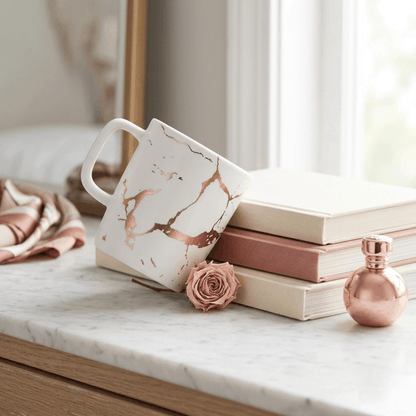 Marble Whisper - White