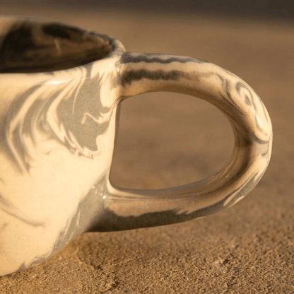 Pristine Marble Elixir Cups - Grey Marble