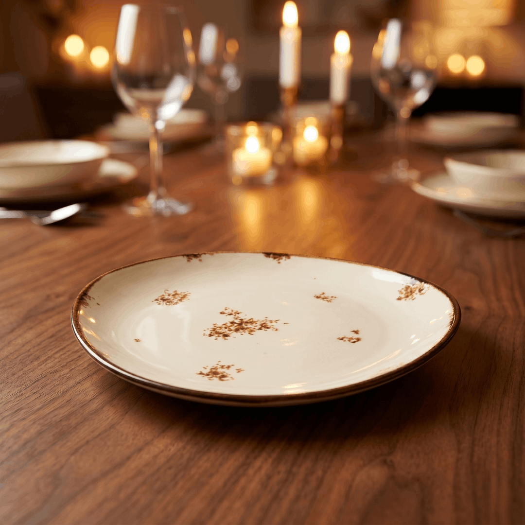 British Retro - Oval Plate - 7.25 inch