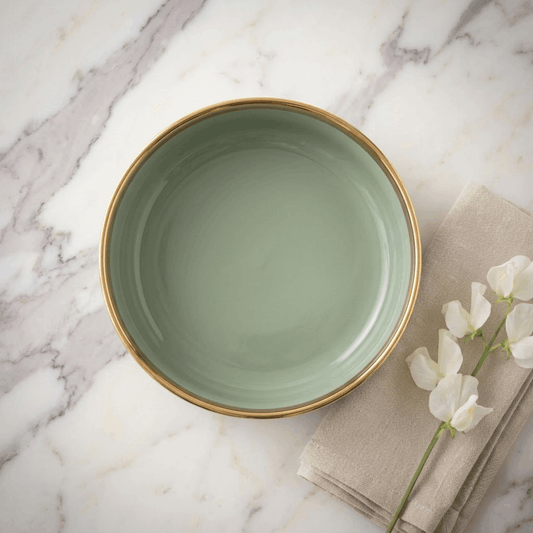 prdct_Olive Green- Serving Bowl - 8 inch