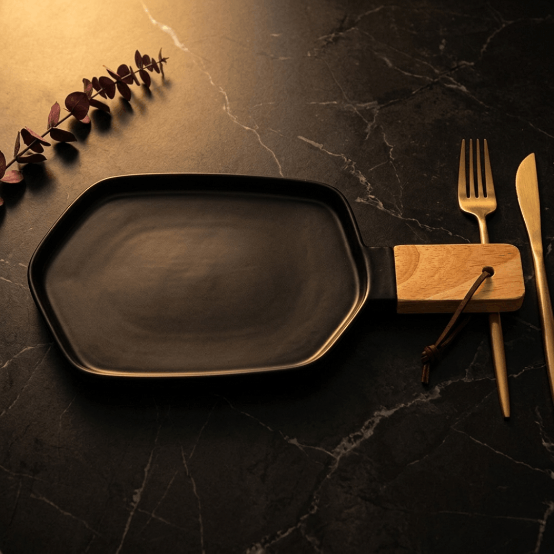 Five Angle Platter - Black