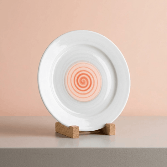 prdct_Rainbow Collection - Grey+Pink - Dinner Flat Plate - 10 inch