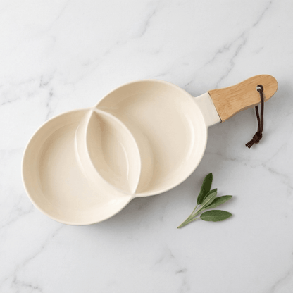 Three Section Platter  - White