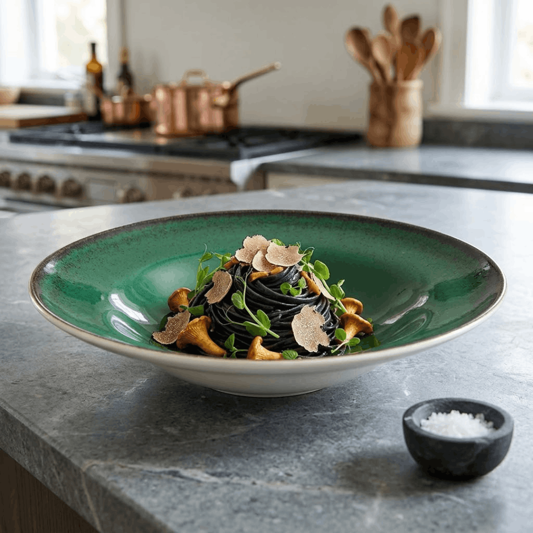 Sapphire Collection - Green - Pasta Bowl - 10 inch